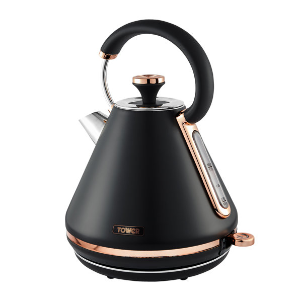 Black & rose gold on sale kettle & toaster
